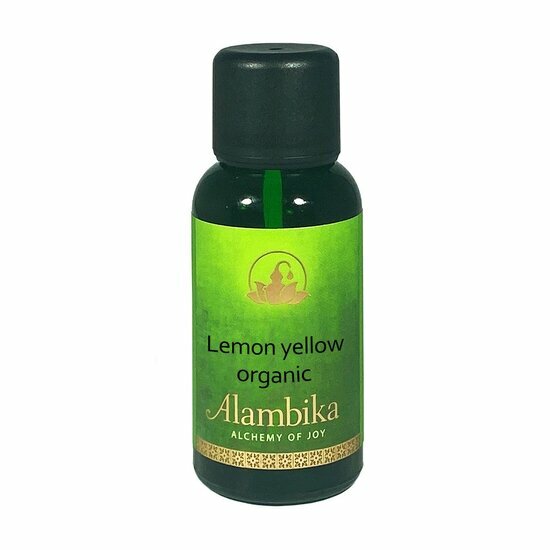 Alambika - Etherische olie: Lemon Yellow / Citroenolie Biologisch Gecertificeerd 30 ml