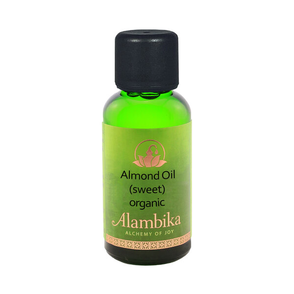 Alambika - Basis olie: Sweet Almond / Zoete Amandel Olie Biologisch Gecertificeerd 30 ml