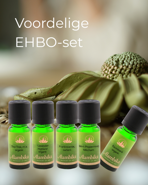 Alambika - Set 5 EHBO Must-Haves Essentiële Oliën - Alambika
