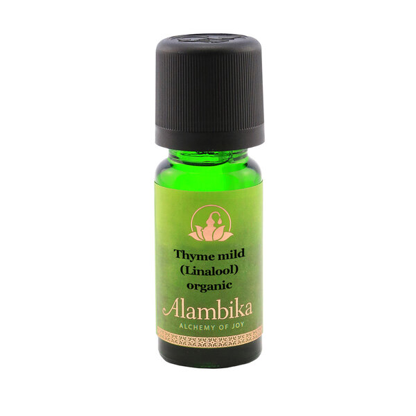 Alambika - Etherische olie: Thyme Mild (Ct. Linalool) / Tijm Biologisch Gecertificeerd
